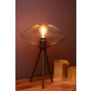 Lucide 21523/01/30 stolná lampička Mesh 1x40W | E27 - čierna, vypínač na kábli