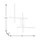 Zuma Line 003064-026642 LED nástenné svietidlo EDGE integrovaný LED zdroj