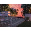 Philips Hue 17466/30 / P7 LED vonkajšie nástenné svietidlo Amarant 1x20W | 1400L | 2000-6500K | RGB | IP65 - White and Color Ambience, čierna
