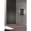TRIO 222570232 Element nástenné svietidlo LED 1x3W 240L 3000K USB port