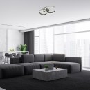 Rabalux 2229 LED prisadené stropné svietidlo Avalon 1x50W | 3150lm | 4000K- hliník, biela