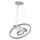 Rabalux 2230 LED závesné stropné svietidlo Avalon 1x75W | 4730lm | 4000K- hliník, biela