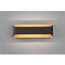 Trio 224819132 LED nástenné svietidlo Arino 1x13,5W | 1500lm | 3000K - 3 fázové stmievanie, drevo, čierna