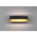Trio 224819132 LED nástenné svietidlo Arino 1x13,5W | 1500lm | 3000K - 3 fázové stmievanie, drevo, čierna