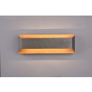 Trio 224819167 LED nástenné svietidlo Arino 1x13,5W | 1500lm | 3000K - 3 fázové stmievanie, drevo, antický nikel