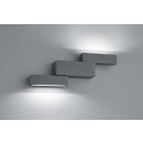 TRIO 227160242 Padma nástenné exteriérové ​​svietidlo LED 2x4W 420L 3000K IP54