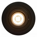 Lucide 22954/01/30 zápustné bodové svietidlo Tube 1x50W | GU10 - čierna, nastaviteľné, stmievateľné