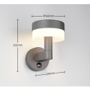 Trio T230569142 LED vonkajšie nástenné svietidlo MACKENZIE  | 8W integrovaný LED zdroj | 800lm | 3000K