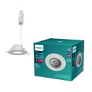 Philips 8721103038012 LED zapustené svietidlo Cilantro  | 5W integrovaný LED zdroj | 500lm | 2700K | biela
