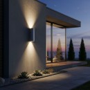 Ideal Lux 236841 vonkajšia bodová nástenná lampa Gun 2x35W | GU10 | IP44 - antracit