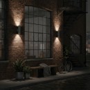 Ideal Lux 236841 vonkajšia bodová nástenná lampa Gun 2x35W | GU10 | IP44 - antracit