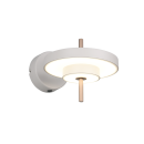 Trio T240270176 LED nástenné svietidlo KEATON  | 10W integrovaný LED zdroj | 1x1200lm | 2300+3000+4000K | Trio - SwitchDimmer | sivá