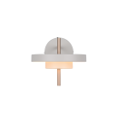 Trio T240270176 LED nástenné svietidlo KEATON  | 10W integrovaný LED zdroj | 1x1200lm | 2300+3000+4000K | Trio - SwitchDimmer | sivá