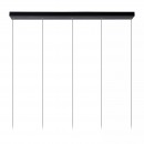 Lucide 24401/35/30 LED závesné stropné svietidlo Tubule 5x1,4W | 600 lm | 2700K - čierna