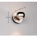Trio SELECT  244410107  LED nástenné svietidlo ORBIT  | 8W integrovaný LED zdroj | 960lm | 2300+3000+4000K