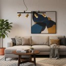 Ideal Lux 244624 závesný bodový stropný luster Dynamite 4x28W | GU10 - matná mosadz