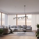 Ideal Lux 244648 závesný bodový stropný luster Dynamite 6x28W | GU10 - matná mosadz