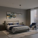 Ideal Lux 244648 závesný bodový stropný luster Dynamite 6x28W | GU10 - matná mosadz