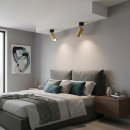 Ideal Lux 244662 stropná a nástenná bodová lampa Dynamite 1x28W | GU10 - matná mosadz