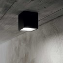 Ideal Lux 251530 prisadené stropné svietidlo Techo big 1x20W | GU10 | IP54 - čierna