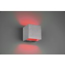 Trio 253310105 LED inteligentné nástenné svietidlo Figo 1x5,5W | 450l | 3000-6500K | IP20 | RGBW - stmievateľné, nastavenie teploty osvetlenie, horné / spodné osvetlenie, diaľkové ovládanie, technológia Wiz, pamäťová funkcia, brúsený hliník