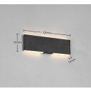 Trio 257610132 LED nástenné svietidlo CONCHIITA | 2W integrovaný LED zdroj | 200lm | 2700-6500K