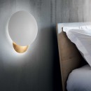 Ideal Lux 259048 LED nástenné svietidlo Eclissi small 1x11W | 940lm | 3000K - biela, zlatá