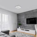 Rabalux 2604 LED stropné svietidlo Hecate 1x40W | 2970lm | 4000K- hviezdny efekt, čierna, biela