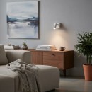 Ideal Lux 260648 LED nástenné svietidlo Bean square 1x3,5W | 220l | 3000K - vypínač na tele, biela