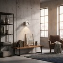 Ideal Lux 260648 LED nástenné svietidlo Bean square 1x3,5W | 220l | 3000K - vypínač na tele, biela