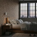 Ideal Lux 260648 LED nástenné svietidlo Bean square 1x3,5W | 220l | 3000K - vypínač na tele, biela