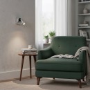 Ideal Lux 260679 LED nástenné svietidlo Bean square 1x3,5W | 220l | 3000K - vypínač na tele, nikel