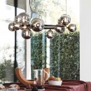 Ideal Lux 271385 závesné stropné svietidlo Perlage Sp14 14x15W | G9 - čierna