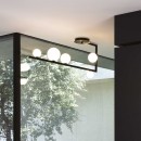 Ideal Lux 273631 prisadené stropné svietidlo Birds pl5 5x15W | G9 - mosadz, čierna, biela