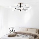 Ideal Lux 273709 prisadené stropné svietidlo Cosmopolitan pl12 12x15W | G9 - mosadz, biela, čierna