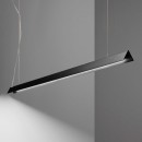 Ideal Lux 275376 LED závesné stropné svietidlo V-line Sp 1x25W | 1450lm | 3000K - čierna