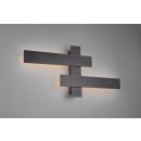 Trio 275510232 LED nástenné či stropné svietidlo Belfast 2x 10,5W | 2100L | 3000K | IP20 - 3 fázové stmievanie, nepriame osvetlenie, čierna