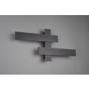 Trio 275510232 LED nástenné či stropné svietidlo Belfast 2x 10,5W | 2100L | 3000K | IP20 - 3 fázové stmievanie, nepriame osvetlenie, čierna