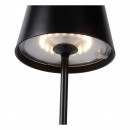 Lucide 27888/04/30 JUSTIN exteriérové ​​stolné svietidlo LED 2,2W | 154lm | 3000K | IP54 - čierna, stmievateľné