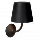 Lucide 27888/07/30 LED nástenná vonkajšia lampa Justin 1x7W | 900lm | 3000K | IP65 - čierna