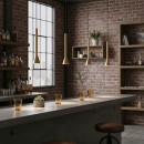 Ideal Lux 279794 LED závesné stropné svietidlo Diesis sp 1x7W | 660lm | 3000K - mosadz