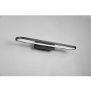 Trio 283779132 LED nástenné svietidlo Gianni 1x22W | 2700lm | 3000K | IP44 - vypínač na tele, čierna