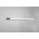 Trio 284071206 LED nástenné svietidlo Piera 1x21W | 2200lm | 3000K | IP44 - zásuvka, vypínač na tele, chróm