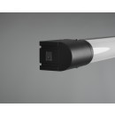 Trio 284071232 LED nástenné svietidlo Piera 1x21W | 2200lm | 3000K | IP44 - zásuvka, vypínač na tele, čierna