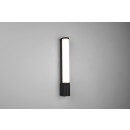 Trio 284074232 LED nástenné svietidlo Piera 1x8W | 850lm | 3000K | IP44 - zásuvka, vypínač na tele, čierna