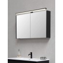 Trio 284116032 LED nástenné svietidlo nad zrkadlo Lino 1x11,5W | 1200lm | 3000K | IP44 - matná čierna