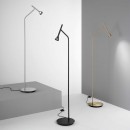 Ideal Lux 285344 LED stojace svietidlo Diesis pt 1x7W | 660lm | 3000K - káblový spínač, mosadz