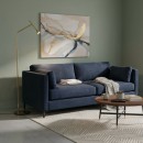 Ideal Lux 285344 LED stojace svietidlo Diesis pt 1x7W | 660lm | 3000K - káblový spínač, mosadz