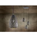 TRIO 301300342 Onyx závesné svietidlo E27 3x42W