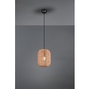 Trio 303000132 závesné stropné svietidlo Runa 1x40W | E27 | IP20 - čierna s hnedou